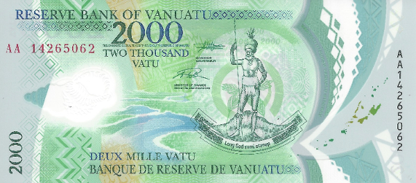 Tờ 2,000 Vatu của Vanuatu