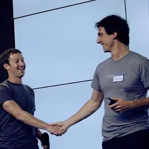 Codorniou và nhà sáng lập kiêm CEO Facebook, Mark Zuckerberg, chụp năm 2012.
