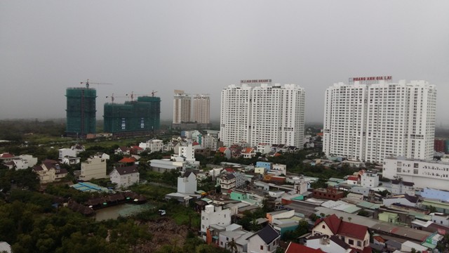 
Một góc khu Nam Sài Gòn nhìn từ trên cao.
