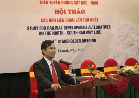 
Nguyên Phó Tổng giám đốc Tổng công ty Đường sắt Việt Nam Trần Quốc Đông khi còn tại chức
