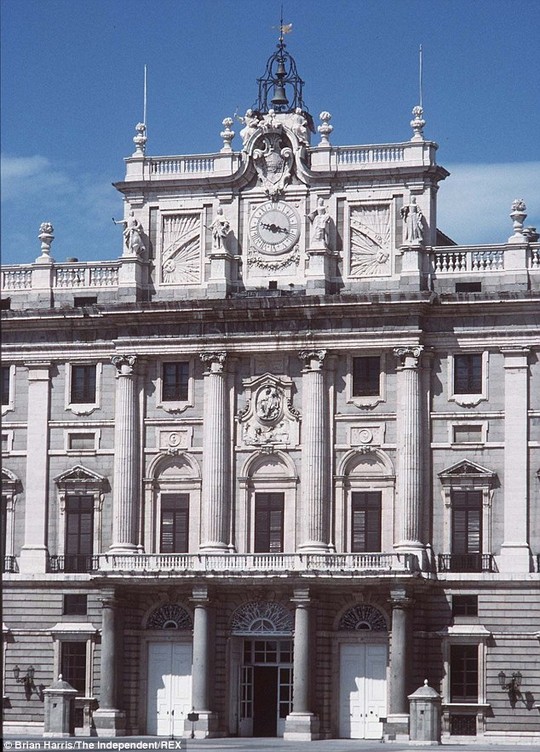 Imposing: The Palacio Real is the largest residence but the Spanish royals live at the Zarzuela Palace instead