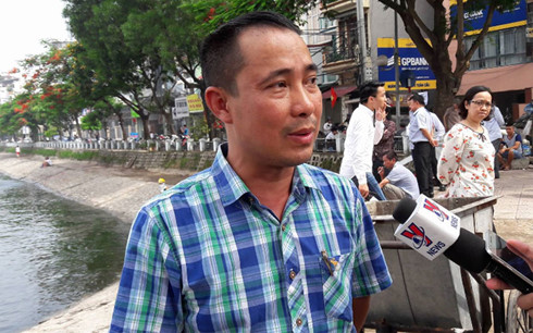 
Ông Trịnh Ngọc Sơn, Giám đốc Xí nghiệp thoát nước số 4
