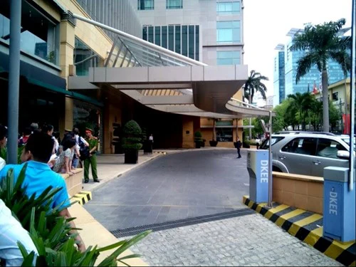 Khách sạn Kumho Asiana Plaza, nơi đoàn Tổng thống Mỹ lưu trú. Ảnh: Ngô Tùng