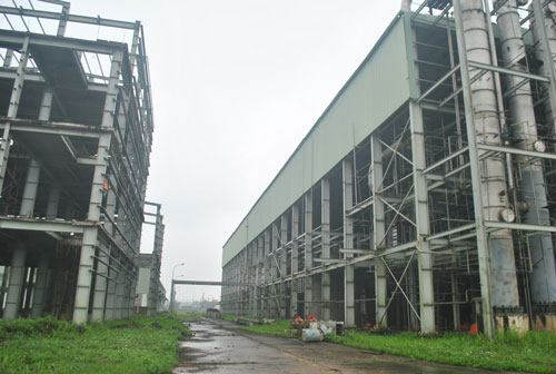 
Nhà máy bio-ethanol Miền Trung đóng cửa mấy năm nay.
