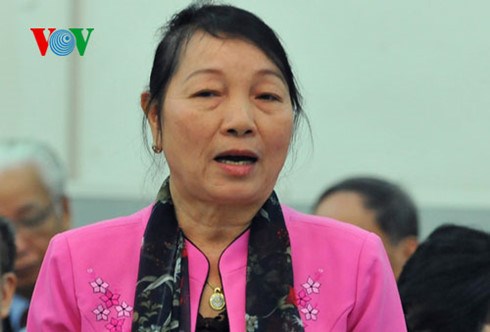 
Bà Hà Thị Liên, nguyên Phó Chủ tịch Ủy ban TW MTTQ Việt Nam
