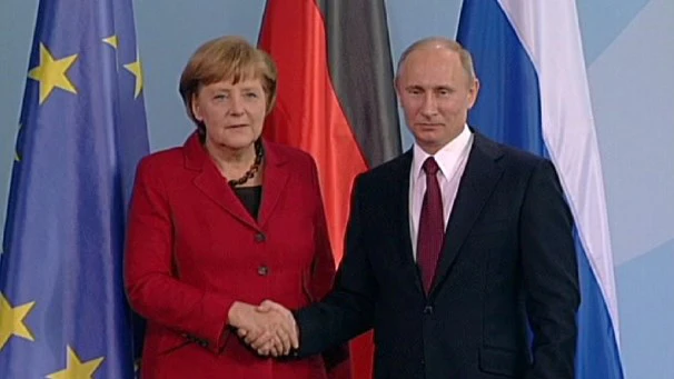 
Thủ tướng Đức Angela Merkel và Tổng thống Nga Putin
