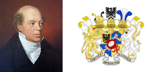 Nathan Mayer Rothschild và biểu tượng của dòng họ Rothschild