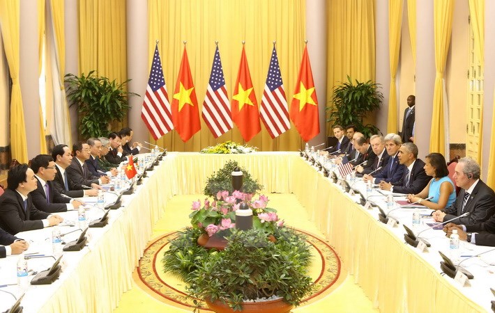 
Cuộc hội đàm giữa Chủ tịch nước Trần Đại Quang và Tổng thống Barack Obama
