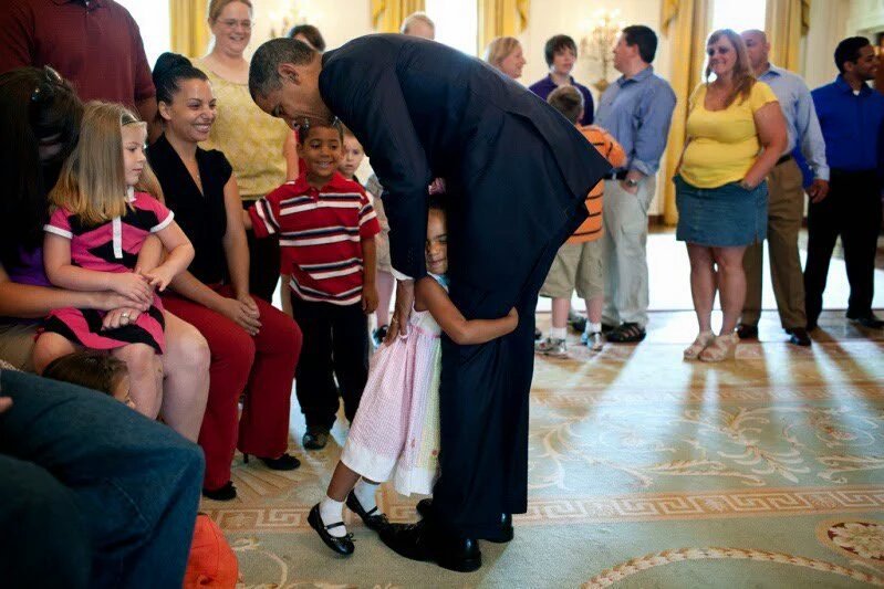 
Chỉ là không muốn chào tạm biệt Tổng thống (Ảnh: Twitter ObamaAndKids)
