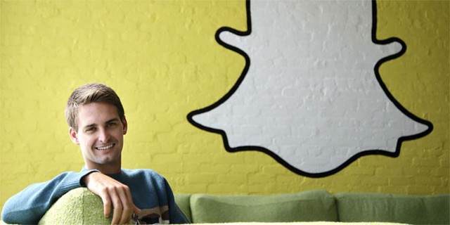 5. Snapchat</p></div><div></div></div><p> </p><p>Giá trị vốn hóa ước tính: 16 tỷ USD</p><p>Số vốn đã huy động được: 1,2 tỷ USD</p><p>Nhà sáng lập: Evan Spigel (ảnh)