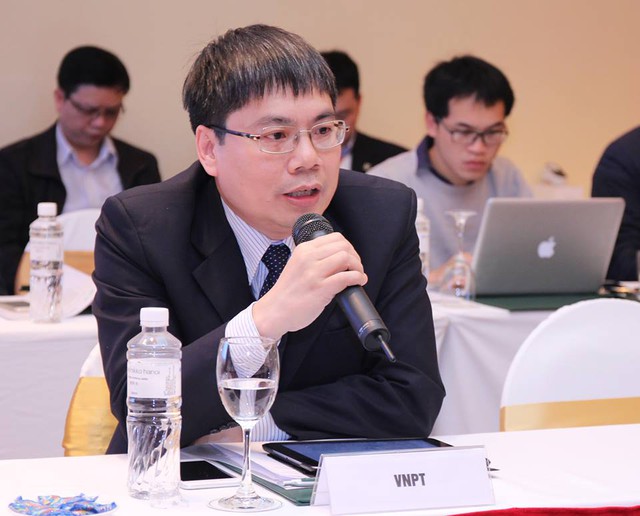 
Ông Tô Mạnh Cường, Phó Tổng Giám đốc VNPT. Ảnh: Việt Hải.
