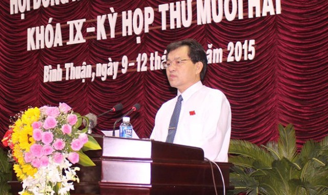 Ông Nguyễn Ngọc Hai, chủ tịch UBND tỉnh Bình Thuận nhiệm kỳ 2011-2016 - Ảnh: Th.Trí