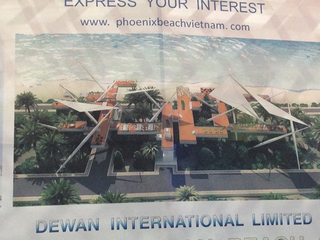 Theo thiết kế của Dewan công bố tại Cảng hàng không quốc tế Cam Ranh sẽ thay thế bằng những quán cà phê trên cao nhu thế này.