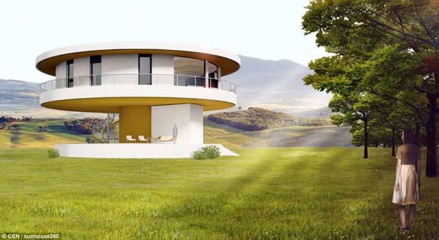 Với thiết kế độc đáo, ngôi nhà này có thể tiết kiệm được 70% năng lượng mặt trời và giảm thiểu khí carbon dioxide tới 68%.