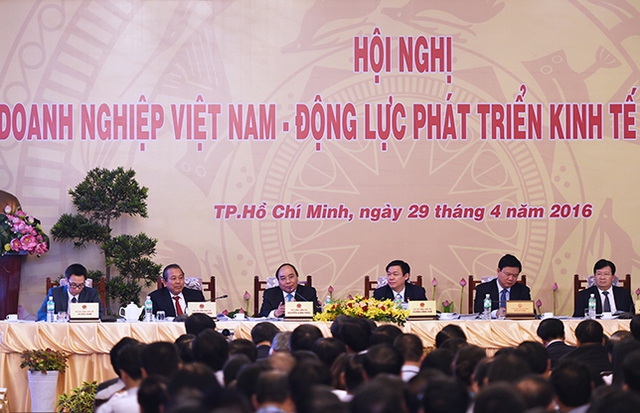 
Dự hội nghị có các Phó Thủ tướng: Trương Hòa Bình, Vương Đình Huệ, Vũ Đức Đam, Trịnh Đình Dũng. Ảnh: VGP
