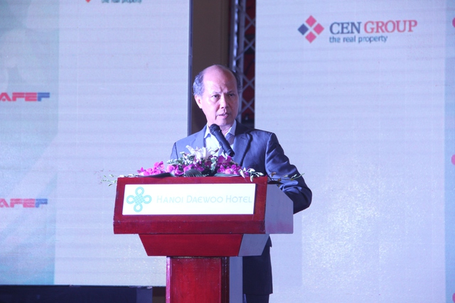 
Ông Nguyễn Trần Nam, Chủ tịch Hiệp hội Bất động sản Việt Nam phát biểu khai mạc
