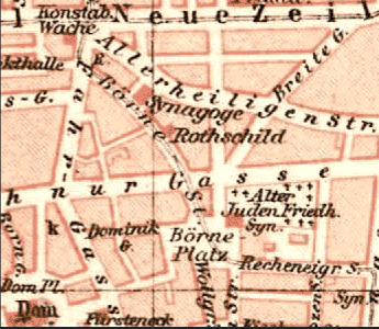 The Rothchilds come from humble beginnings: the Jewish ghetto in Frankfurt known as the Judengasse. 