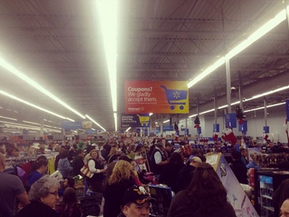 Walmart's sales started earlier than ever this year — 8 P.M. on Thanksgiving Day.