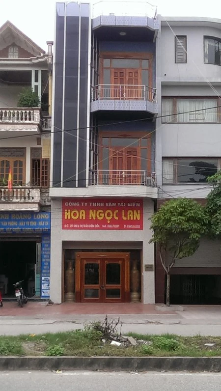 Trụ sở Công ty Hoa Ngọc Lan tại thị xã Diêm Điền,, huyện Thái Thụy, Thái Bình