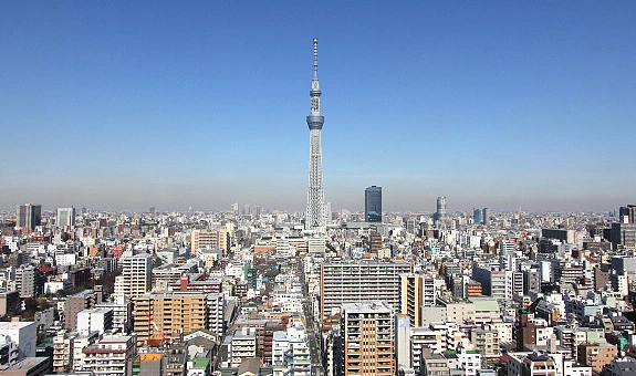 Tokyo Skytree Tower (634m):