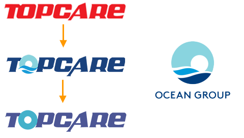 Hai lần thay đổi logo trong thời gian ngắn của Topcare
