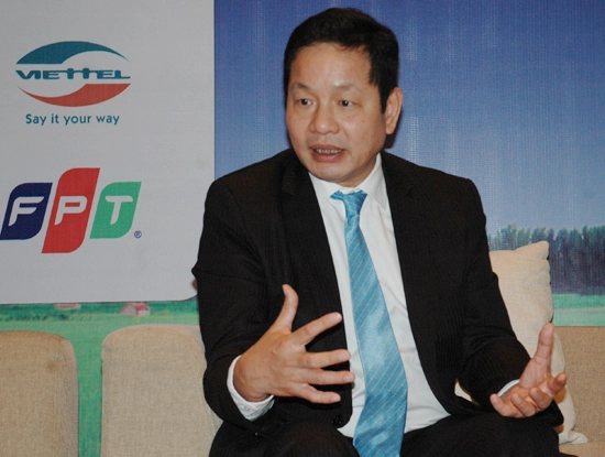 Ông Trương Gia Bình, Chủ tịch Hiệp hội Phần mềm và Dịch vụ CNTT Việt Nam.