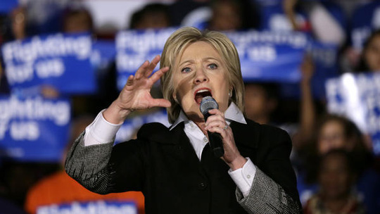 
Cựu Ngoại trưởng Mỹ Hillary Clinton đã giành chiến thắng trong cuộc bầu cử sơ bộ tại bang Mississippi. Ảnh: AP
