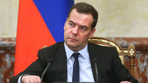 Thủ tướng Nga Dmitry Medvedev. (ảnh: RiaNovosti).