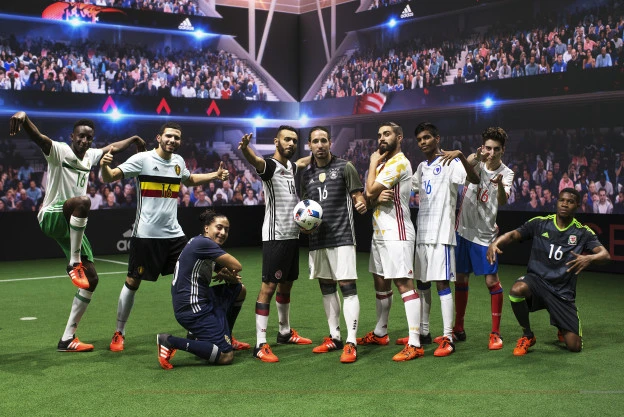 
Đội hình của Adidas tại Euro 2016.
