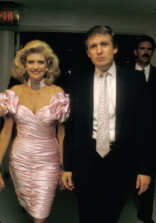 Donald Trump và người vợ đầu.
