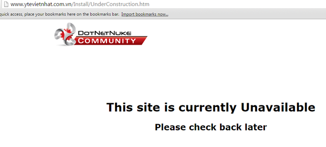 Website JVC không thể truy cập vào trong ngày 28/9