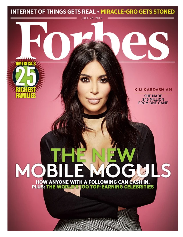 Trang bìa tạp chí Forbes tháng 7. Ảnh: Forbes.