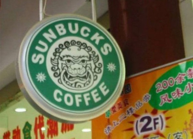 Nếu Mỹ có cà phê Starbucks, thì Trung Quốc có cà phê “Sunbucks”.