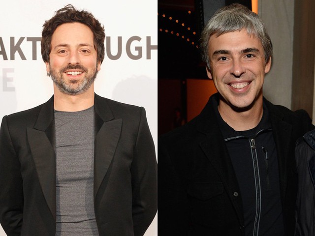 
Sergey Brin and Larry Page.

