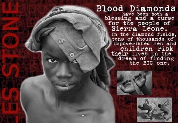 Châu Phi, Kim cương máu và Global Witness