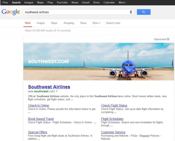 Google sẽ đặt banner quảng cáo diện tích cực lớn ở đầu trang tìm kiếm