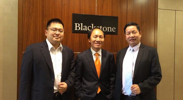 Chủ tịch FPT Trương Gia Bình gặp tỷ phú Chính Chu tại văn phòng của Blackstone