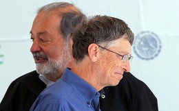Bill Gates ngày càng giàu hơn Carlos Slim