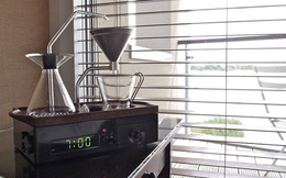 Đồng hồ báo thức bằng hương cà phê